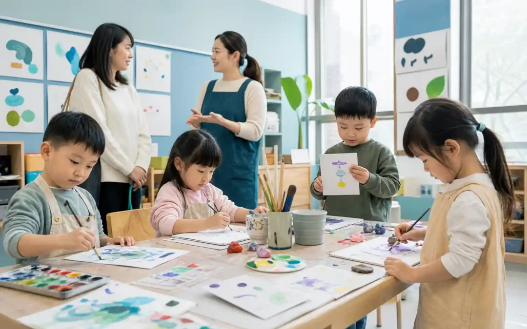 畫畫班 怎麼選兒童美術課決策情境示意圖